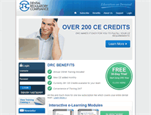 Tablet Screenshot of drcdental.com